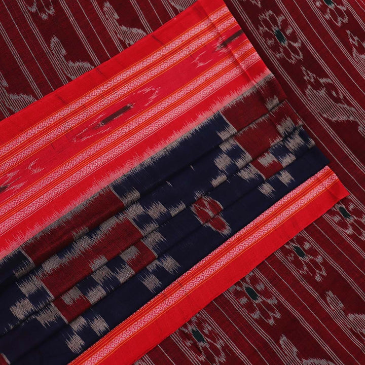 Handloom Sambalpuri Cotton Ikkat Saree Handloom Saree_Sambalpuri Cotton Priyadarshini Handloom