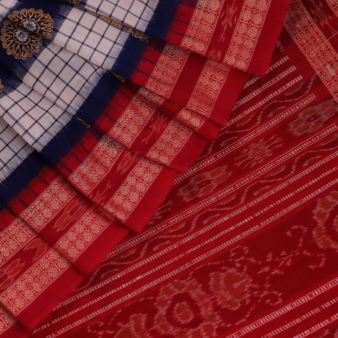 Handloom Sambalpuri Cotton Ikkat Saree Handloom Saree_Sambalpuri Cotton Priyadarshini Handloom