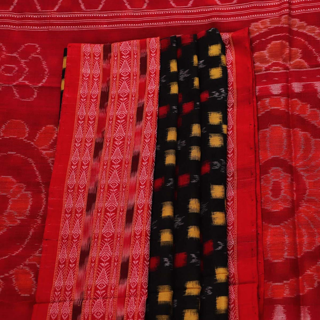 Handloom Sambalpuri Cotton Ikkat Saree Handloom Saree_Sambalpuri Cotton Priyadarshini Handloom