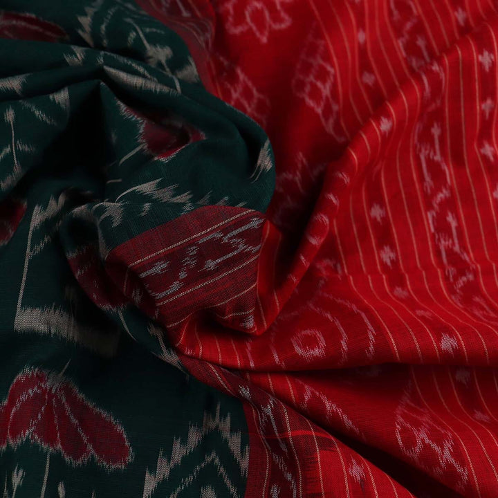 Handloom Sambalpuri Cotton Ikkat Saree Handloom Saree_Sambalpuri Cotton Priyadarshini Handloom