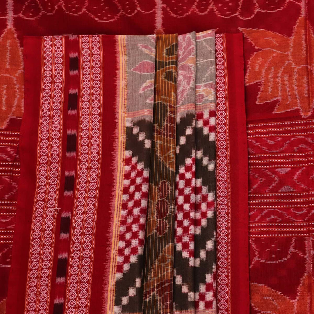Handloom Sambalpuri Cotton Ikkat Saree Handloom Saree_Sambalpuri Cotton Priyadarshini Handloom