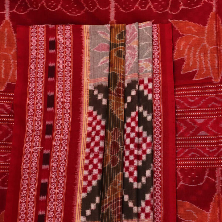 Handloom Sambalpuri Cotton Ikkat Saree Handloom Saree_Sambalpuri Cotton Priyadarshini Handloom