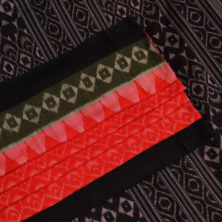 Handloom Sambalpuri Cotton Ikkat Saree Handloom Saree_Sambalpuri Cotton Priyadarshini Handloom