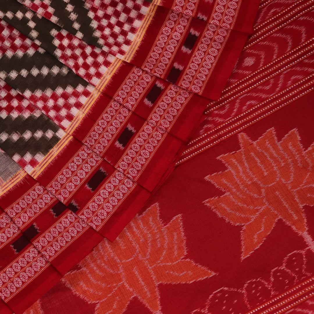 Handloom Sambalpuri Cotton Ikkat Saree Handloom Saree_Sambalpuri Cotton Priyadarshini Handloom