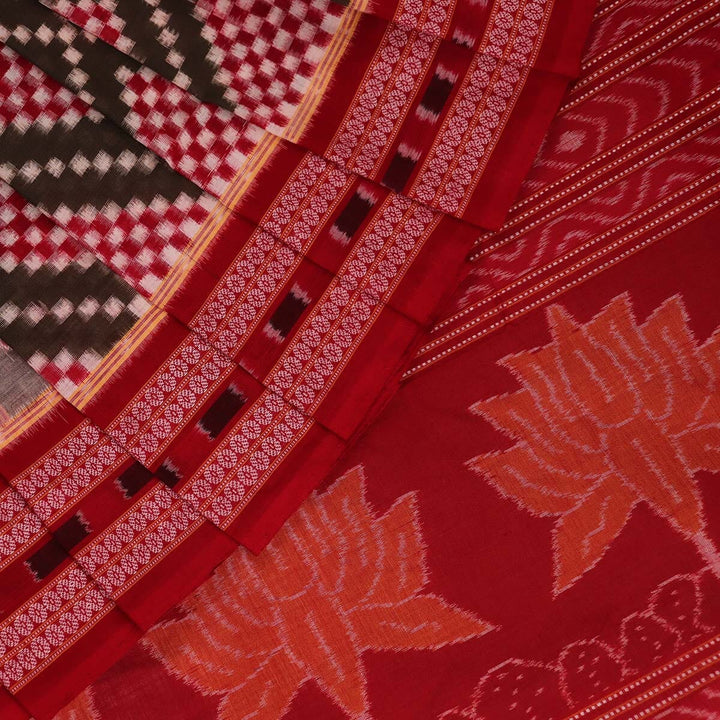 Handloom Sambalpuri Cotton Ikkat Saree Handloom Saree_Sambalpuri Cotton Priyadarshini Handloom
