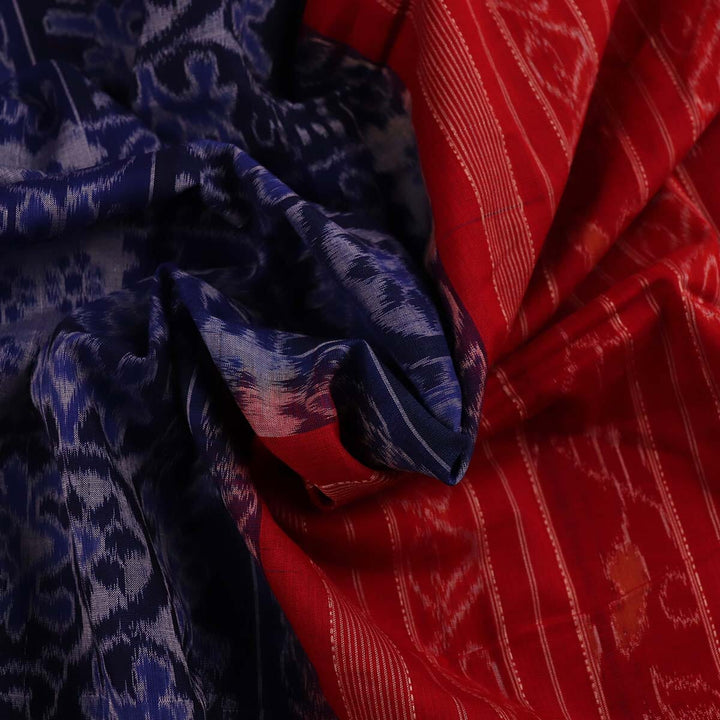 Handloom Sambalpuri Cotton Ikkat Saree Handloom Saree_Sambalpuri Cotton Priyadarshini Handloom