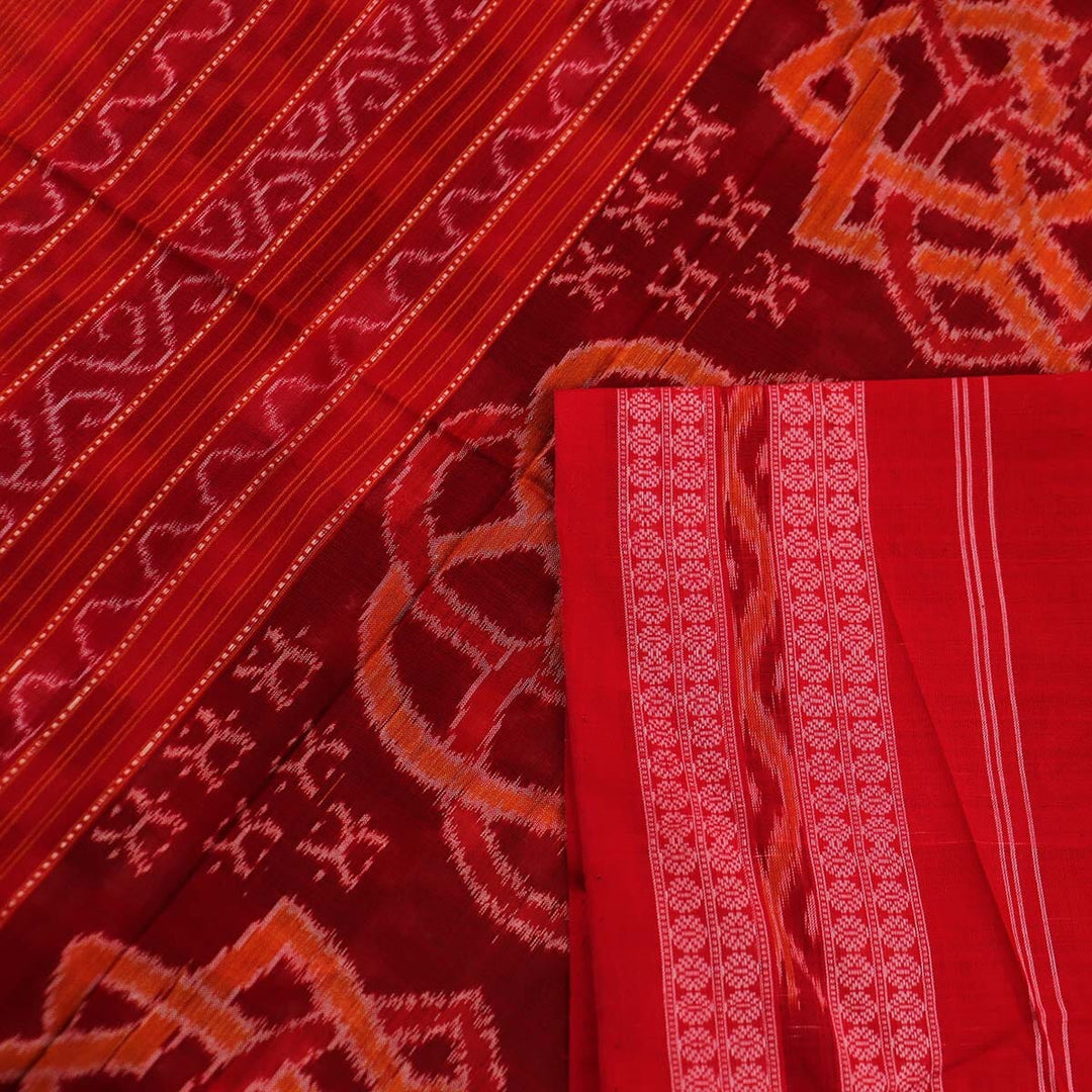 Handloom Sambalpuri Cotton Ikkat Saree Handloom Saree_Sambalpuri Cotton Priyadarshini Handloom