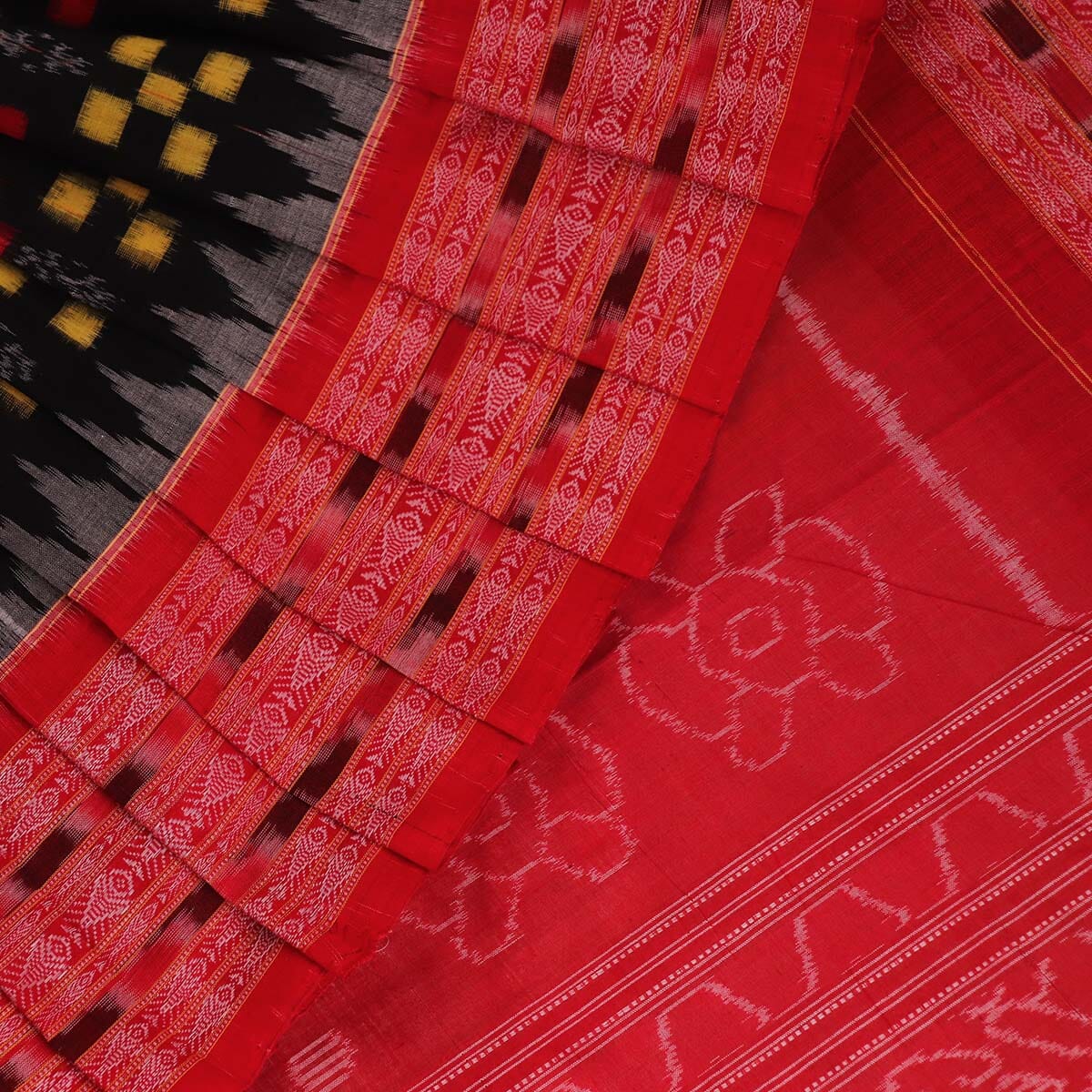 Handloom Sambalpuri Cotton Ikkat  Saree main image 1