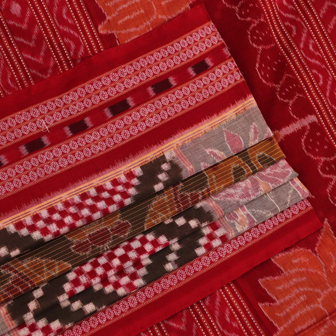 Handloom Sambalpuri Cotton Ikkat Saree Handloom Saree_Sambalpuri Cotton Priyadarshini Handloom