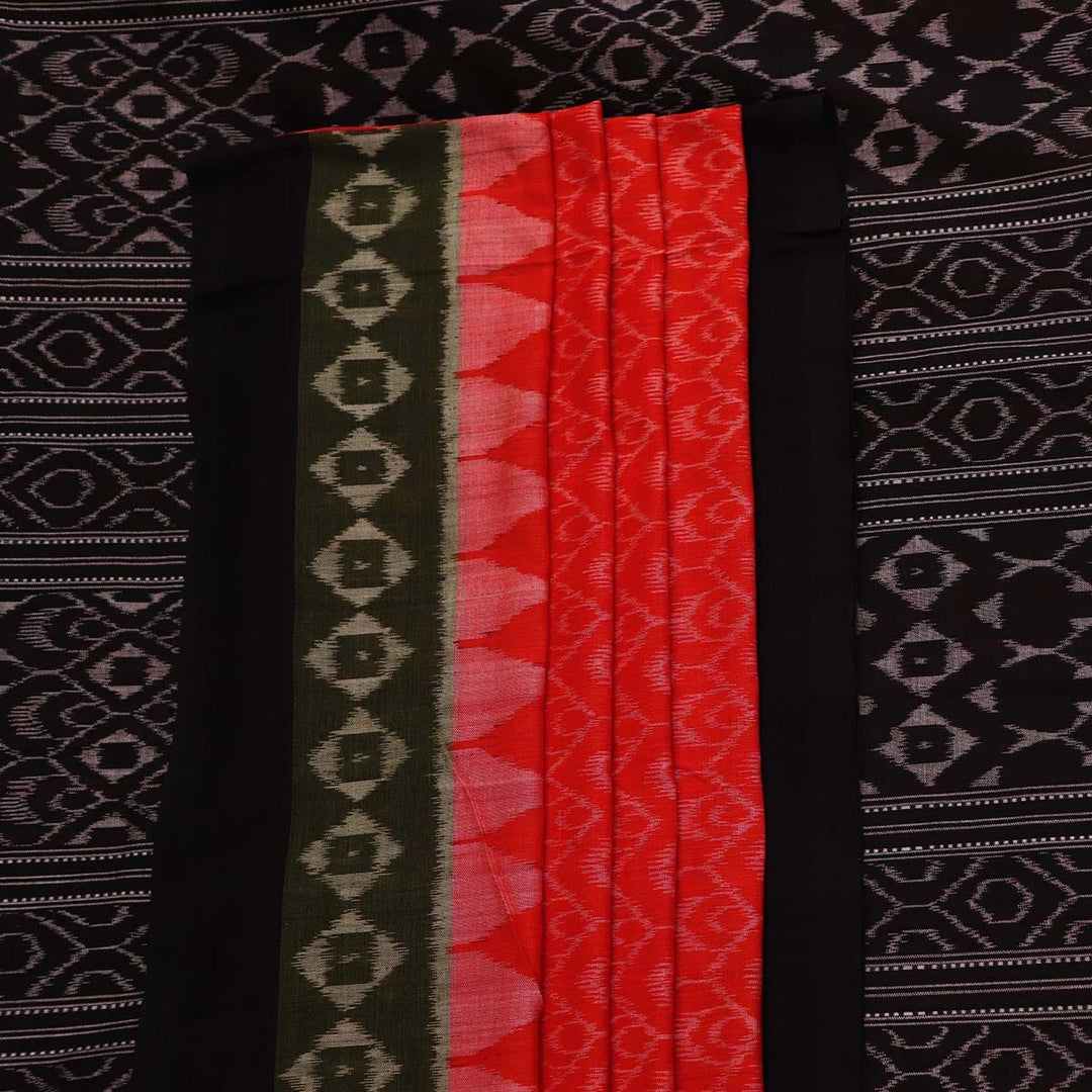 Handloom Sambalpuri Cotton Ikkat Saree Handloom Saree_Sambalpuri Cotton Priyadarshini Handloom