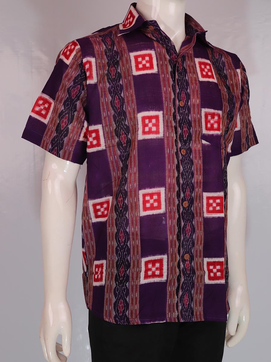 Handwoven Cotton Shirt Handloom Shirt & Kurta_Men Priyadarshini Handloom