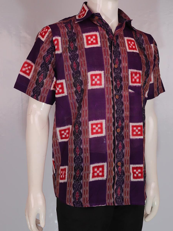Handwoven Cotton Shirt Handloom Shirt & Kurta_Men Priyadarshini Handloom