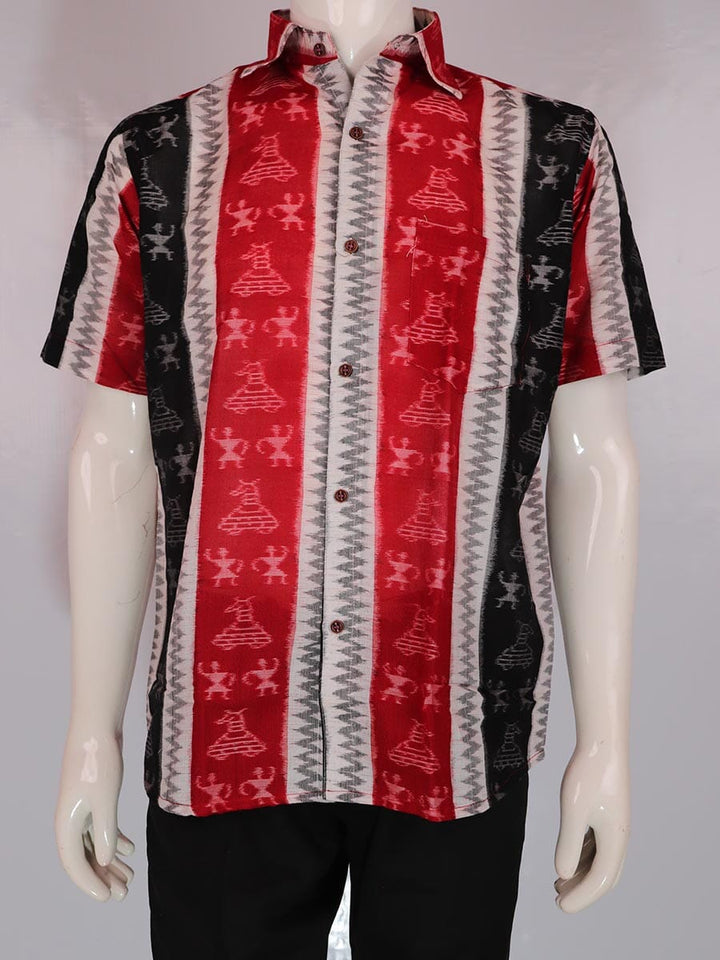 Handwoven Cotton Shirt Handloom Shirt & Kurta_Men Priyadarshini Handloom