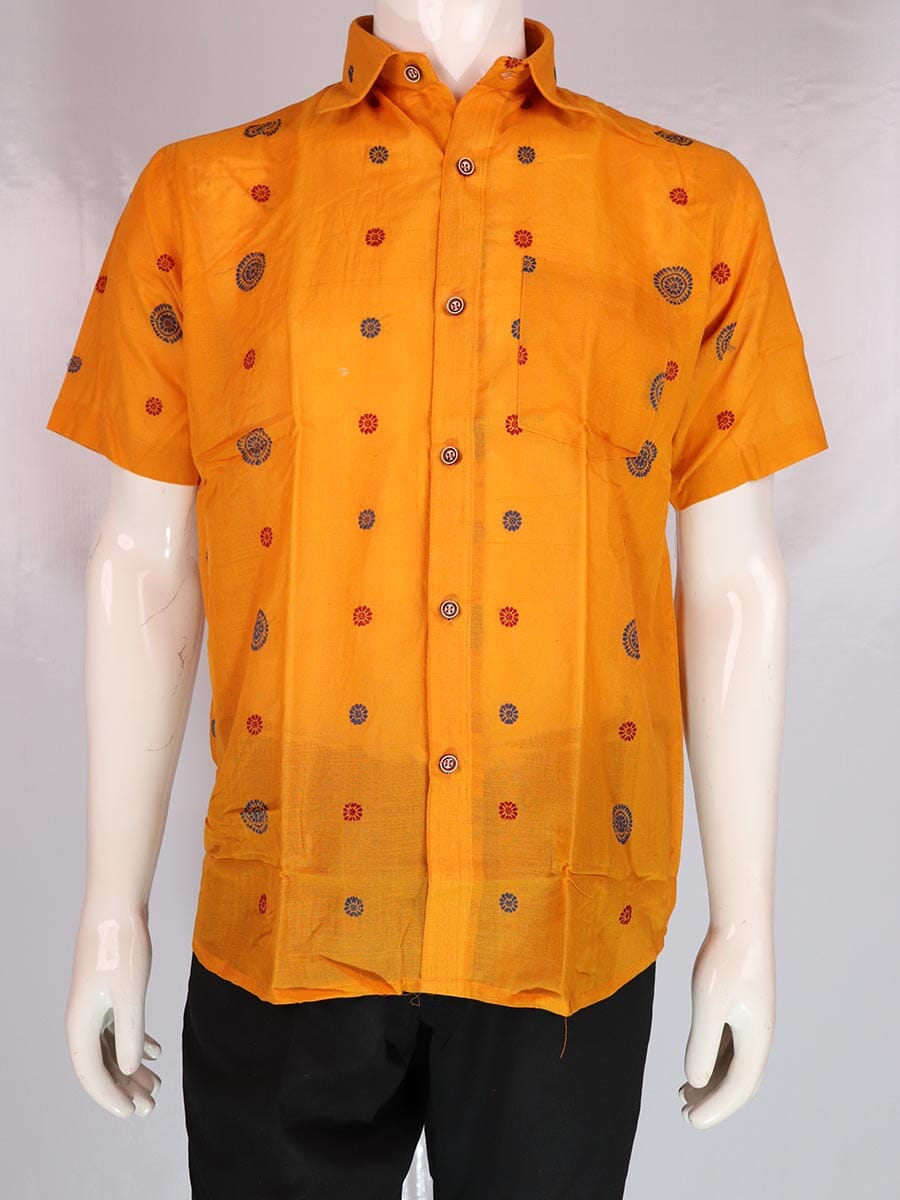 Handwoven Cotton Shirt Handloom Shirt & Kurta_Men Priyadarshini Handloom