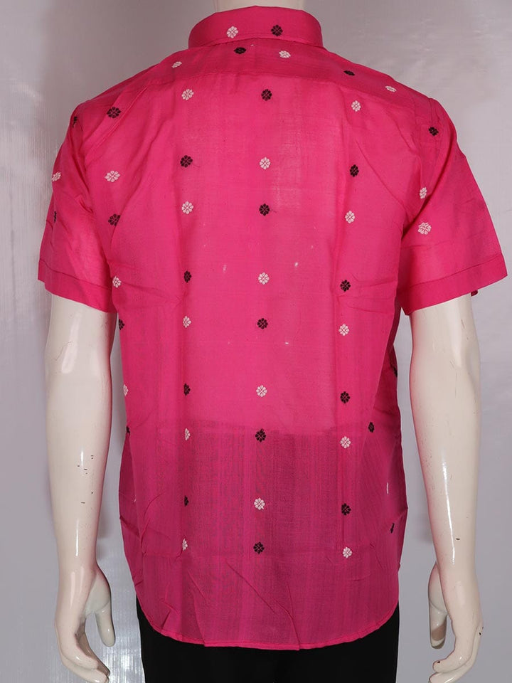 Handwoven Cotton Shirt Handloom Shirt & Kurta_Men Priyadarshini Handloom