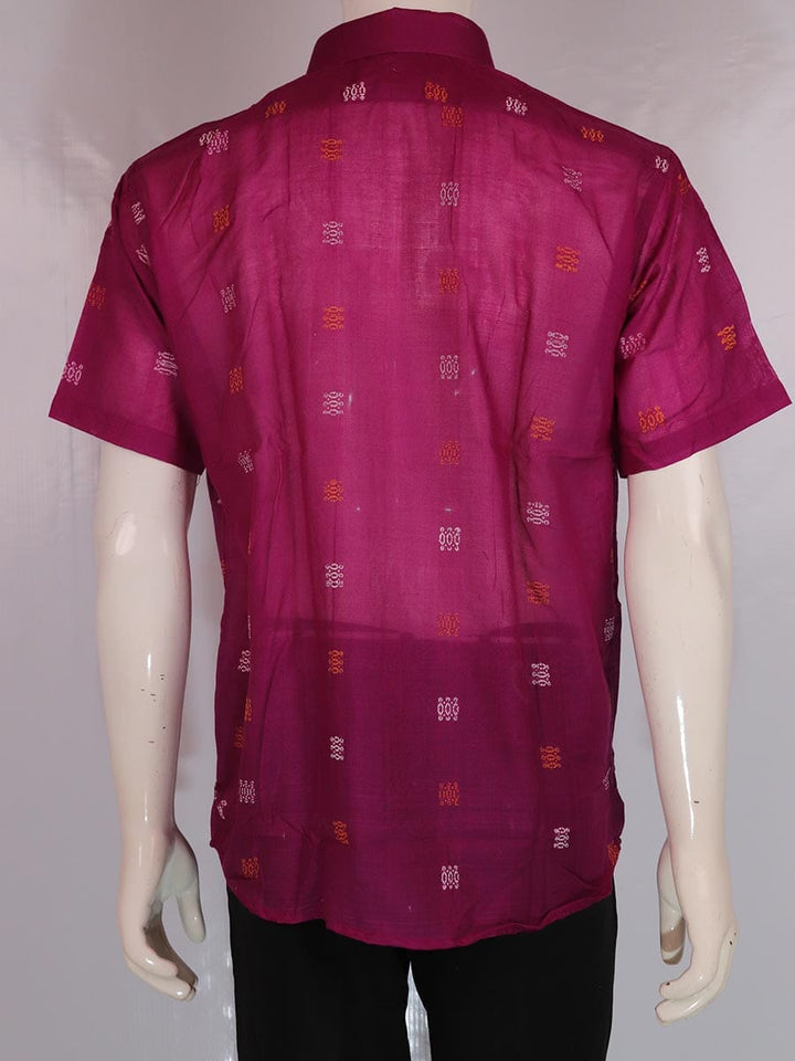 Handwoven Cotton Shirt Handloom Shirt & Kurta_Men Priyadarshini Handloom