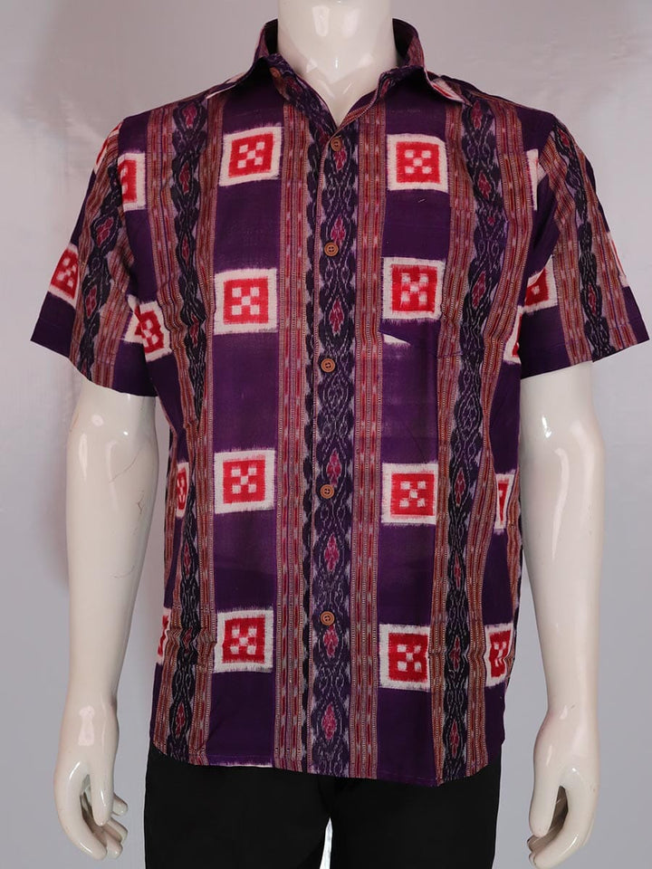 Handwoven Cotton Shirt Handloom Shirt & Kurta_Men Priyadarshini Handloom