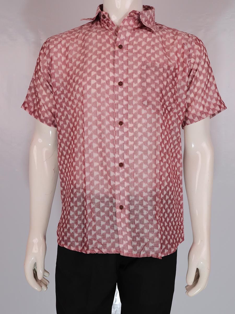 Handwoven Cotton Shirt Handloom Shirt & Kurta_Men Priyadarshini Handloom