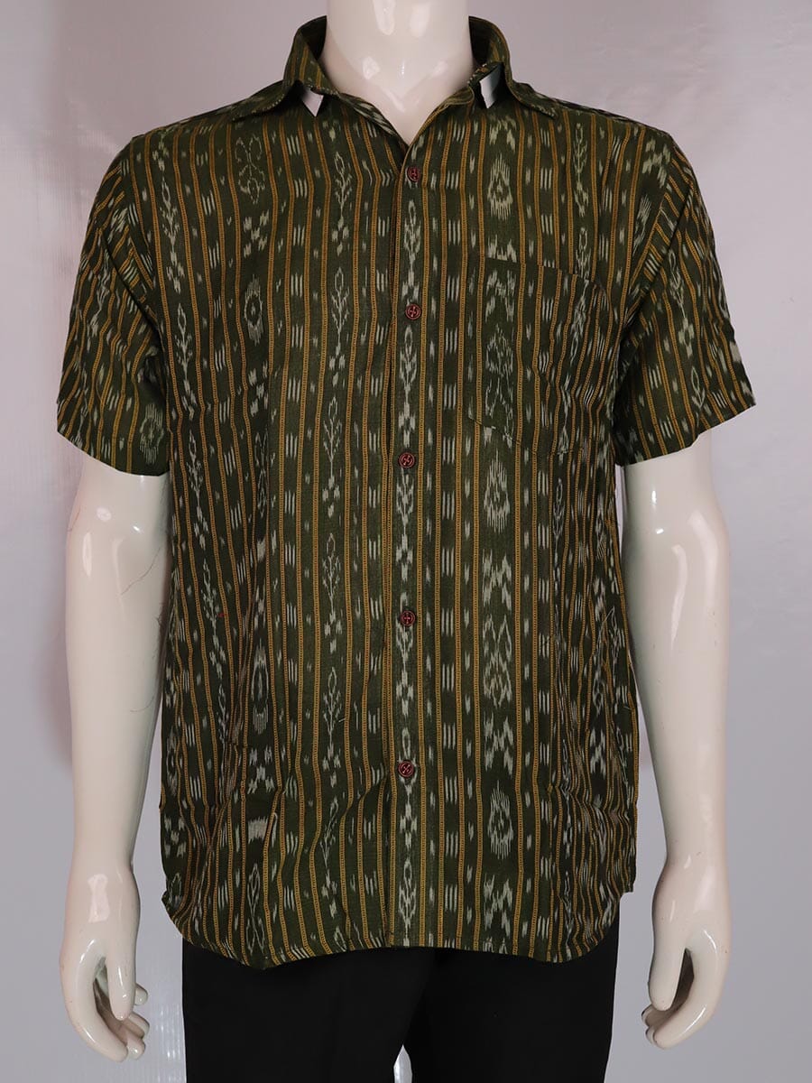 Handwoven Cotton Shirt Handloom Shirt & Kurta_Men Priyadarshini Handloom