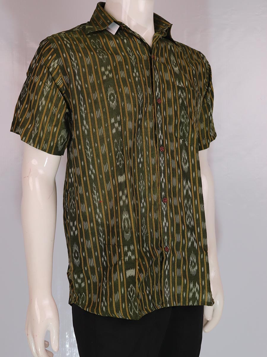 Handwoven Cotton Shirt Handloom Shirt & Kurta_Men Priyadarshini Handloom
