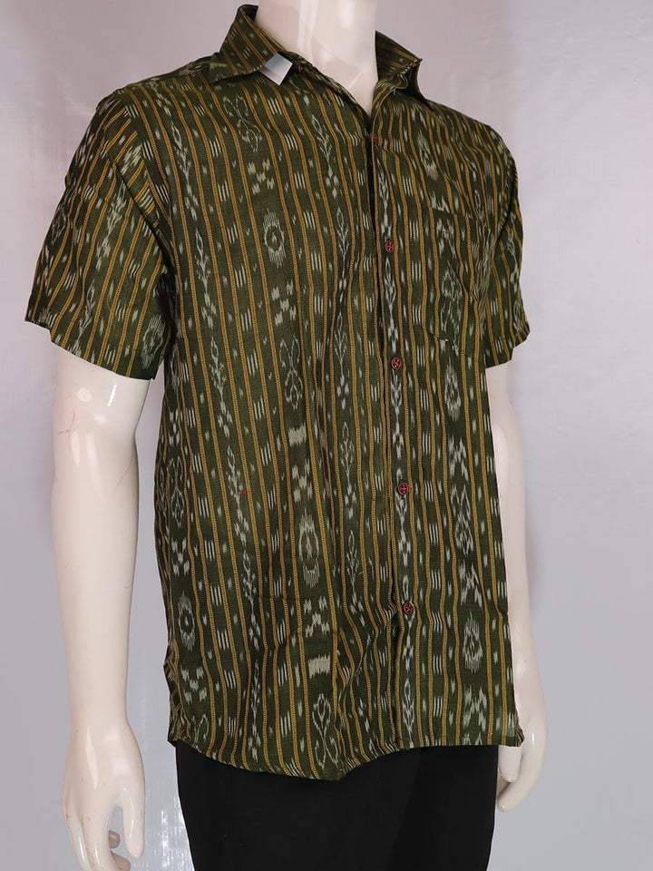 Handwoven Cotton Shirt Handloom Shirt & Kurta_Men Priyadarshini Handloom