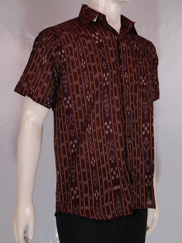 Handwoven Cotton Shirt Handloom Shirt & Kurta_Men Priyadarshini Handloom