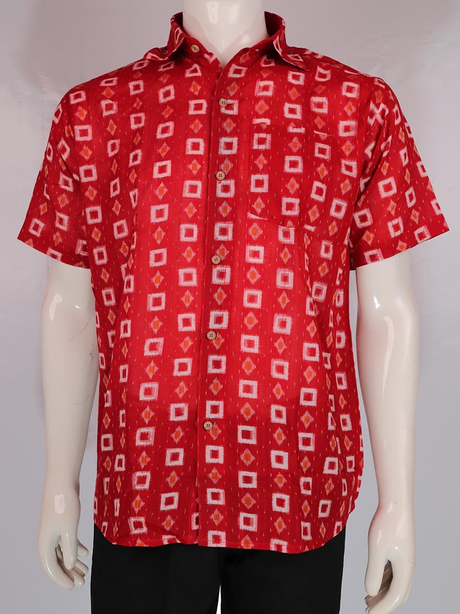 Handwoven Cotton Shirt Handloom Shirt & Kurta_Men Priyadarshini Handloom