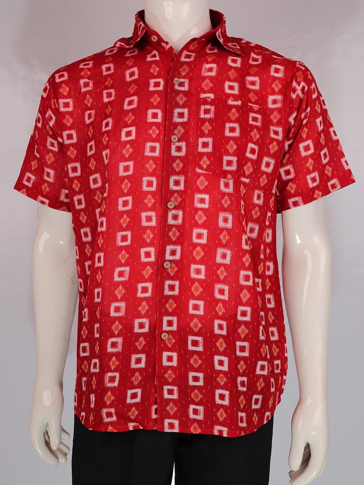 Handwoven Cotton Shirt Handloom Shirt & Kurta_Men Priyadarshini Handloom