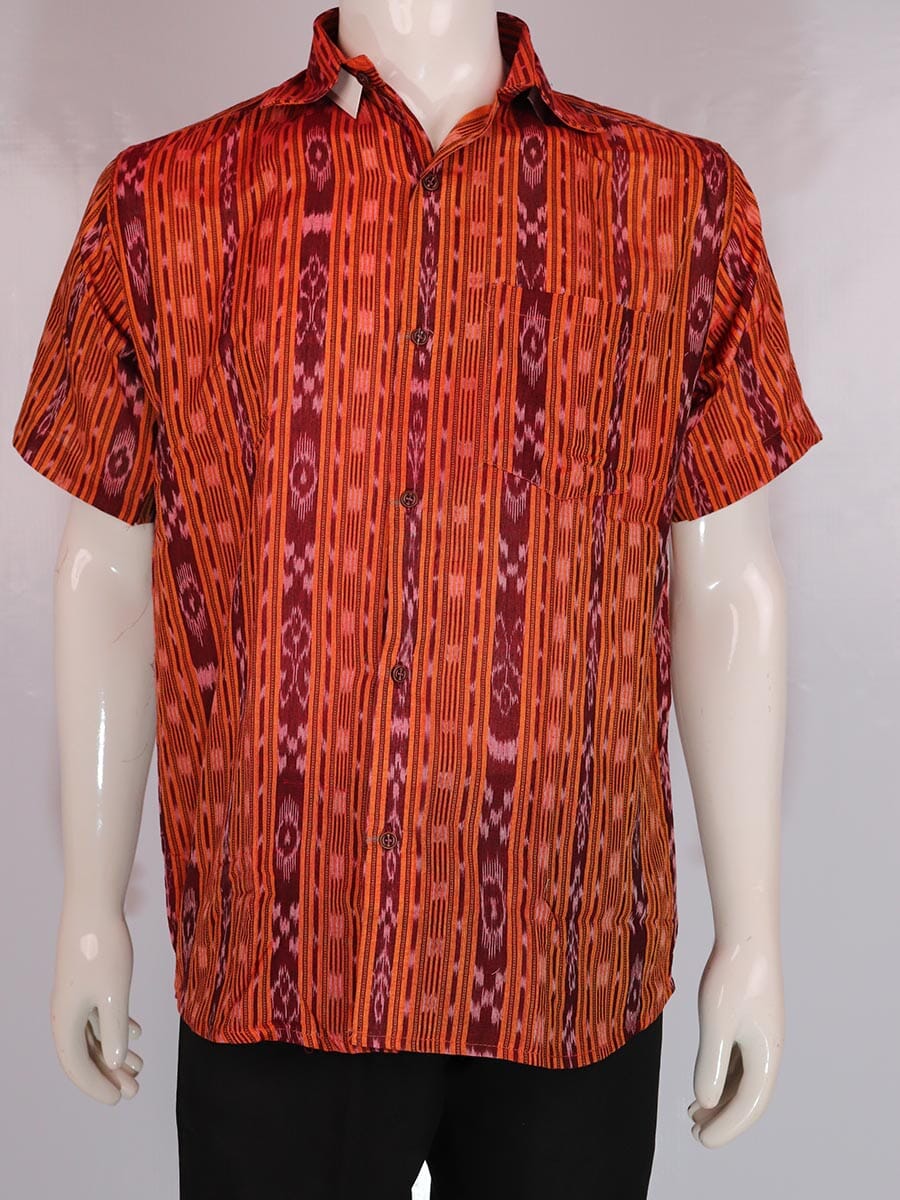 Handwoven Cotton Shirt Handloom Shirt & Kurta_Men Priyadarshini Handloom