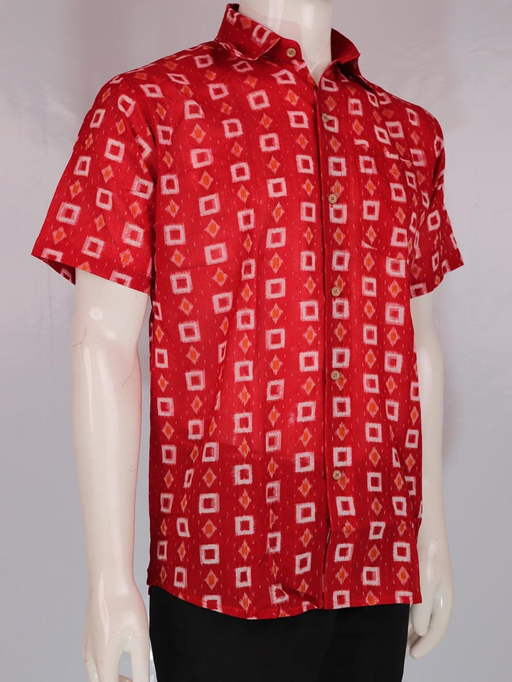 Handwoven Cotton Shirt Handloom Shirt & Kurta_Men Priyadarshini Handloom
