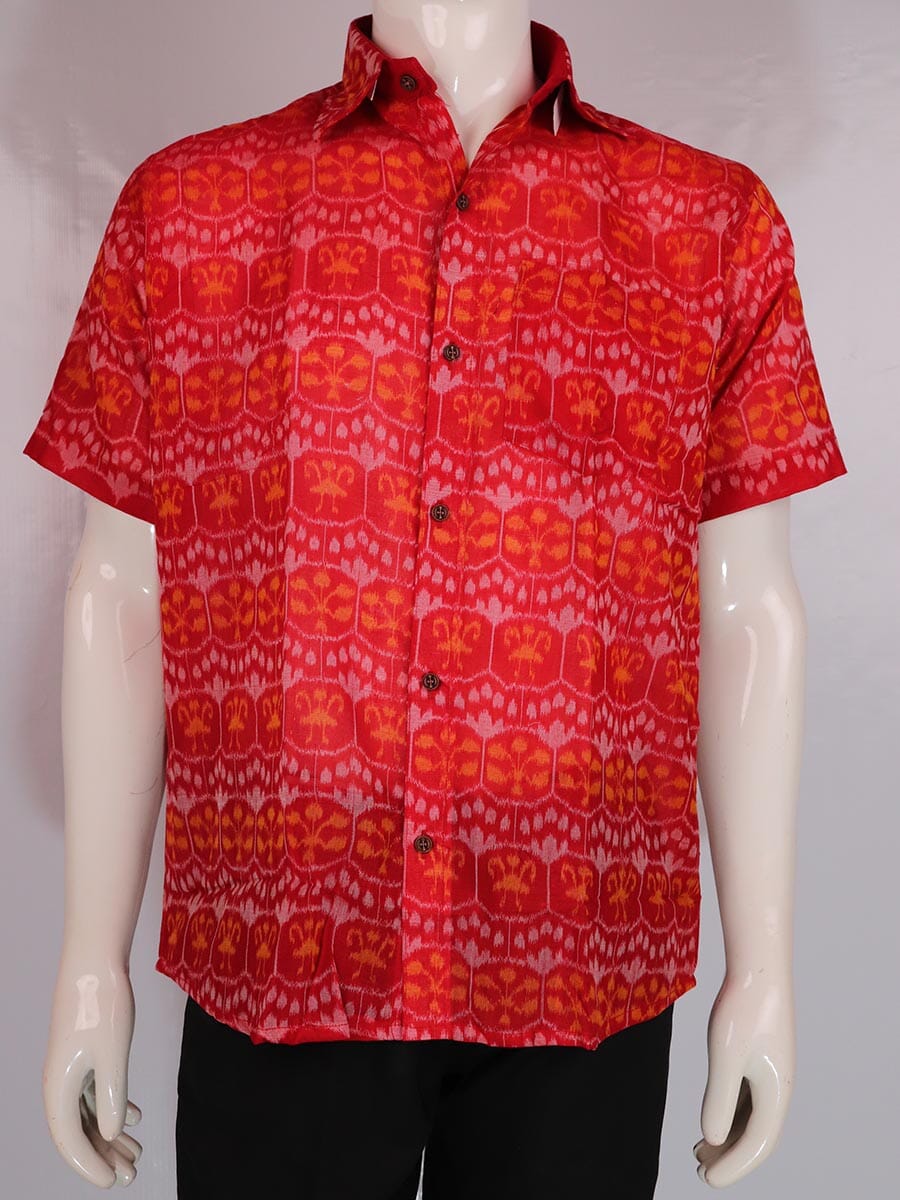 Handwoven Cotton Shirt Handloom Shirt & Kurta_Men Priyadarshini Handloom