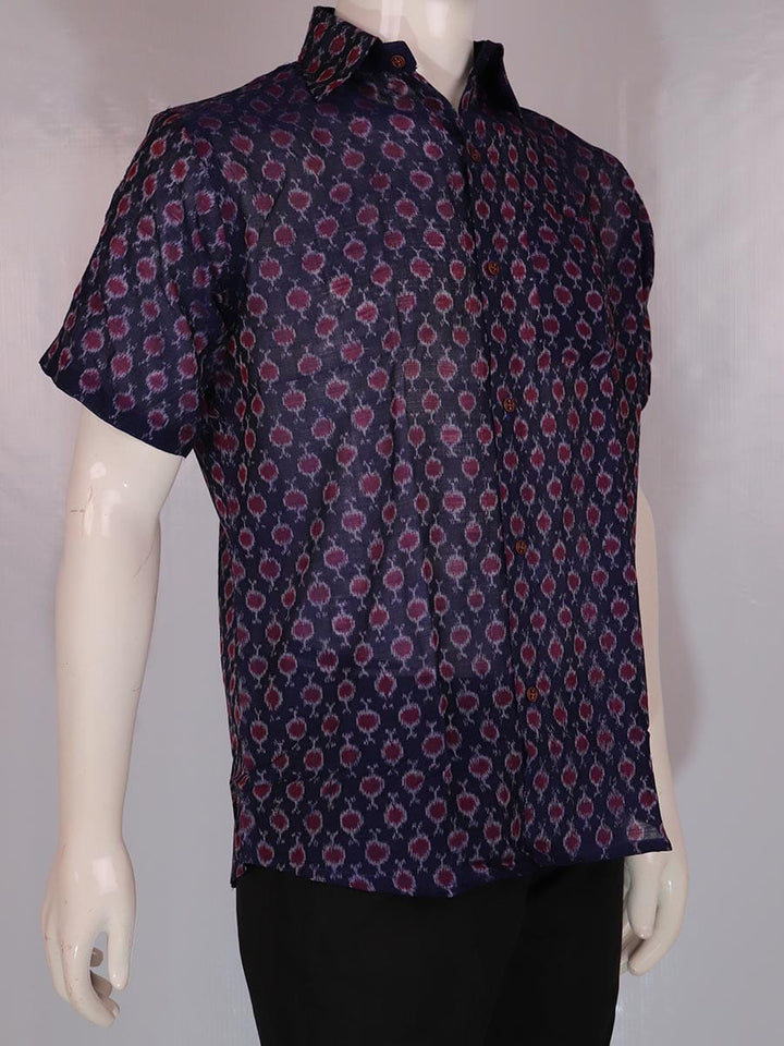 Handwoven Cotton Shirt Handloom Shirt & Kurta_Men Priyadarshini Handloom