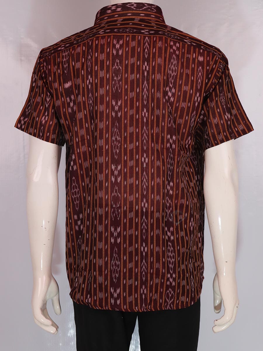 Handwoven Cotton Shirt Handloom Shirt & Kurta_Men Priyadarshini Handloom