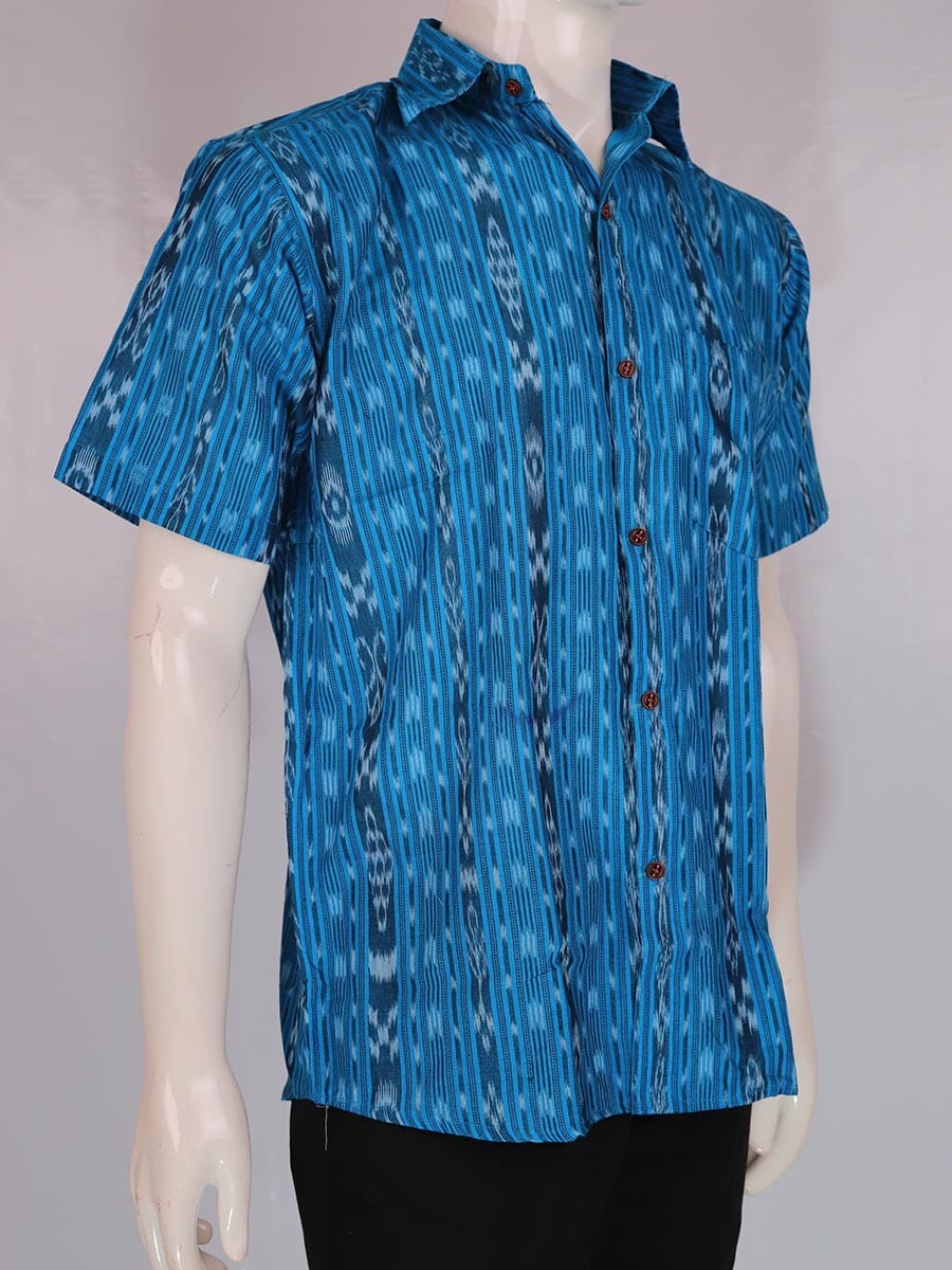 Handwoven Cotton Shirt Handloom Shirt & Kurta_Men Priyadarshini Handloom