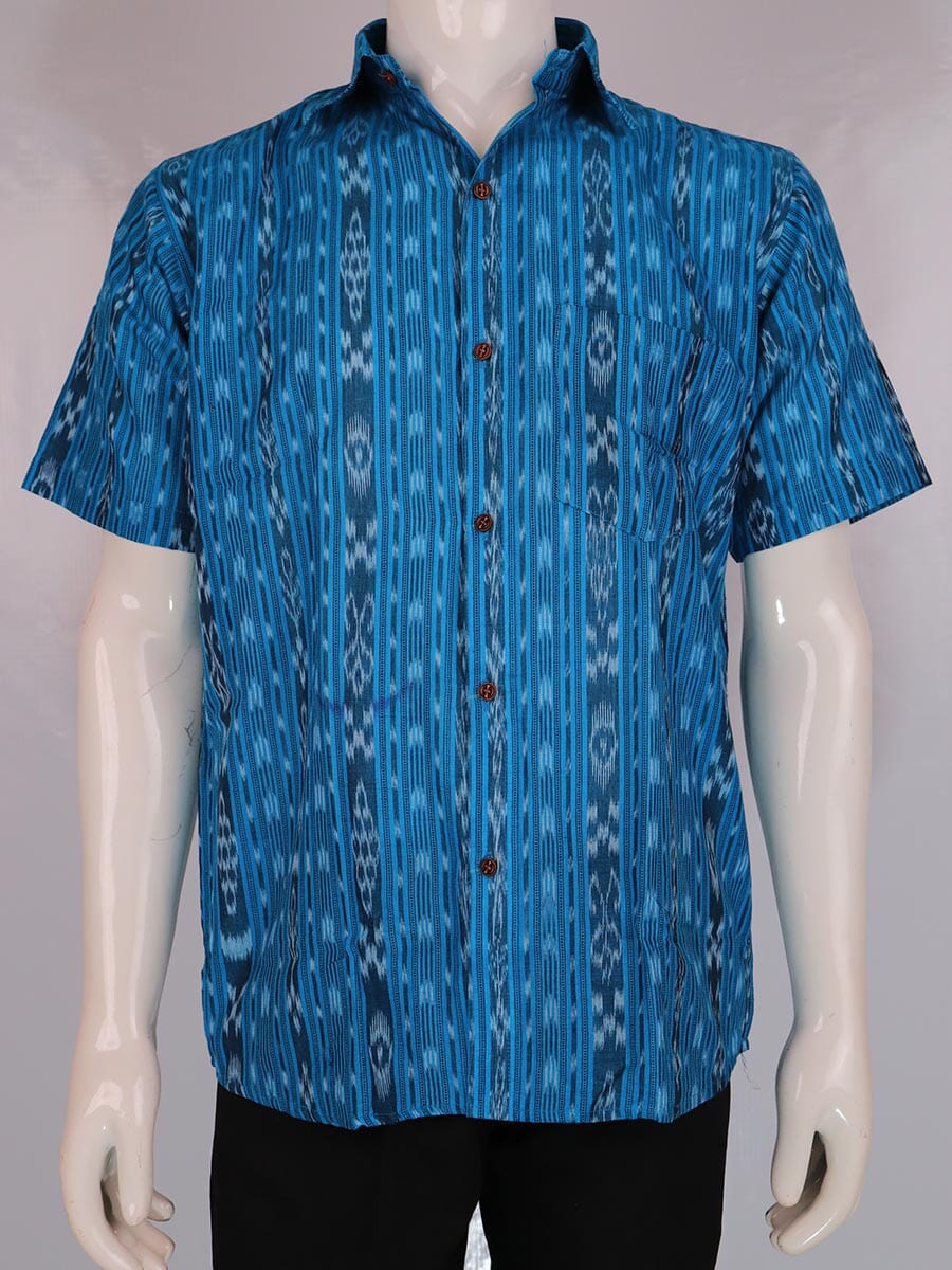 Handwoven Cotton Shirt Handloom Shirt & Kurta_Men Priyadarshini Handloom