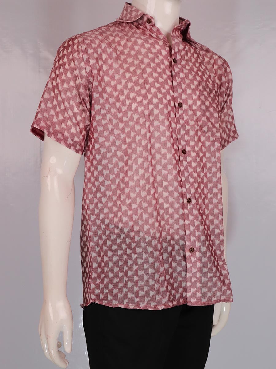 Handwoven Cotton Shirt Handloom Shirt & Kurta_Men Priyadarshini Handloom