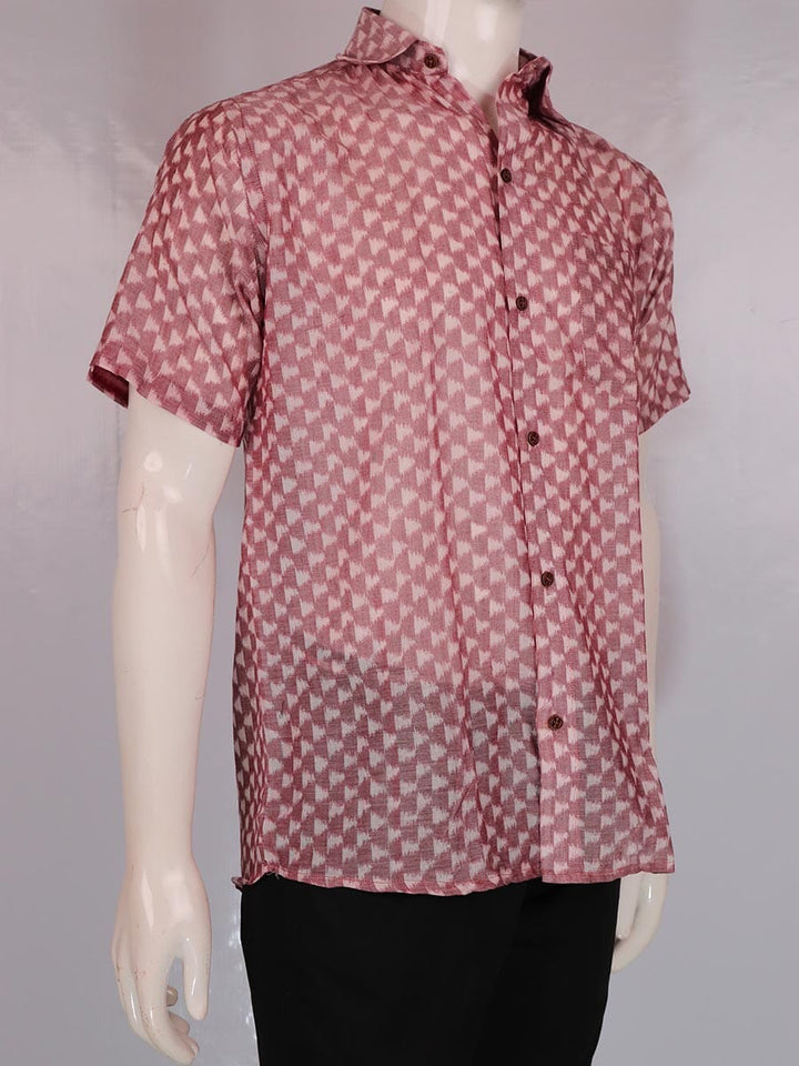 Handwoven Cotton Shirt Handloom Shirt & Kurta_Men Priyadarshini Handloom