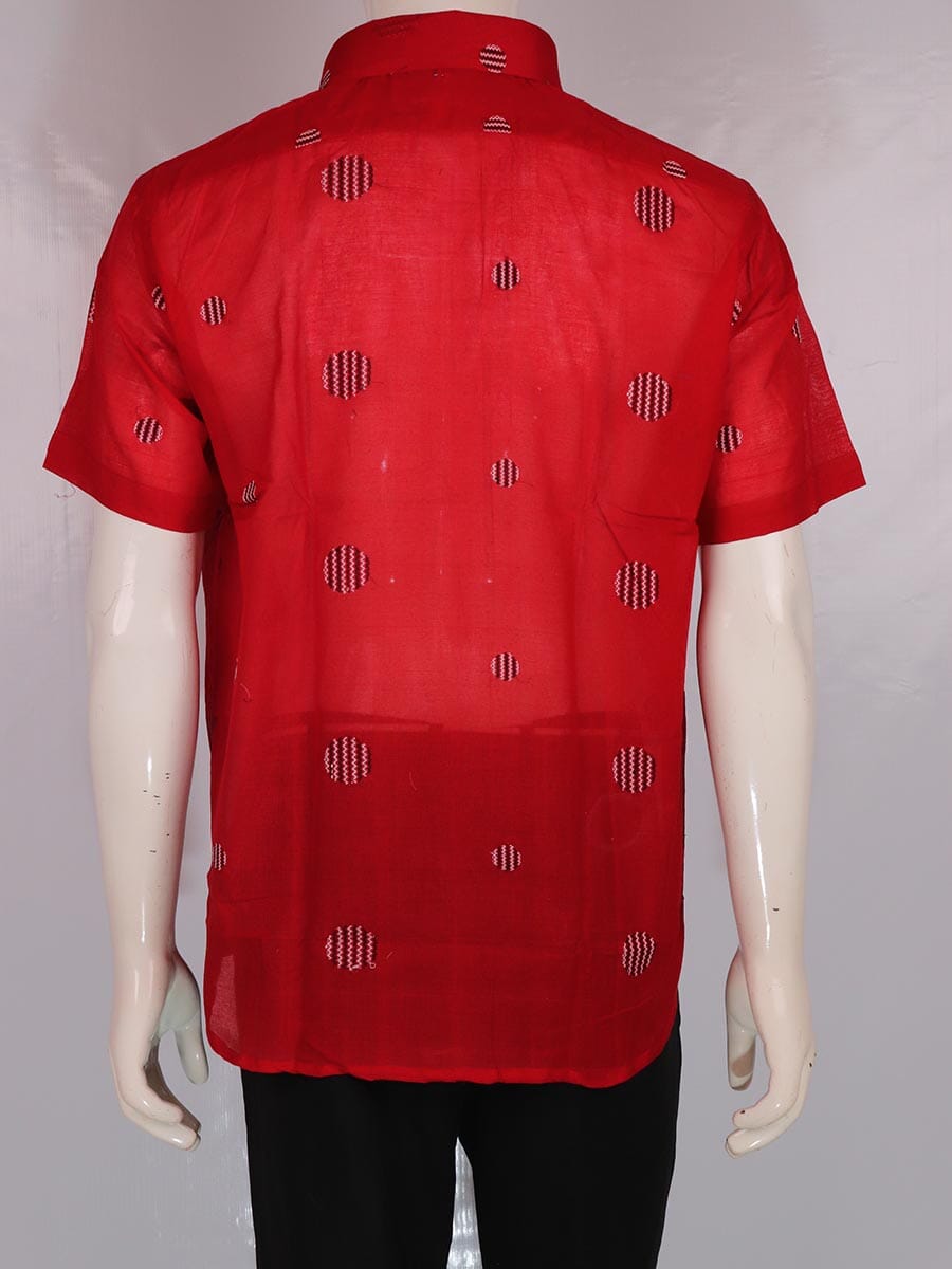 Handwoven Cotton Shirt Handloom Shirt & Kurta_Men Priyadarshini Handloom