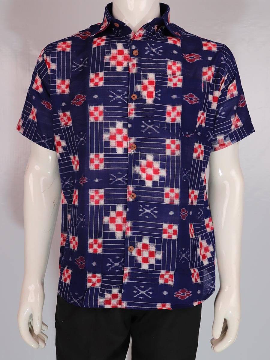Handwoven Cotton Shirt Handloom Shirt & Kurta_Men Priyadarshini Handloom