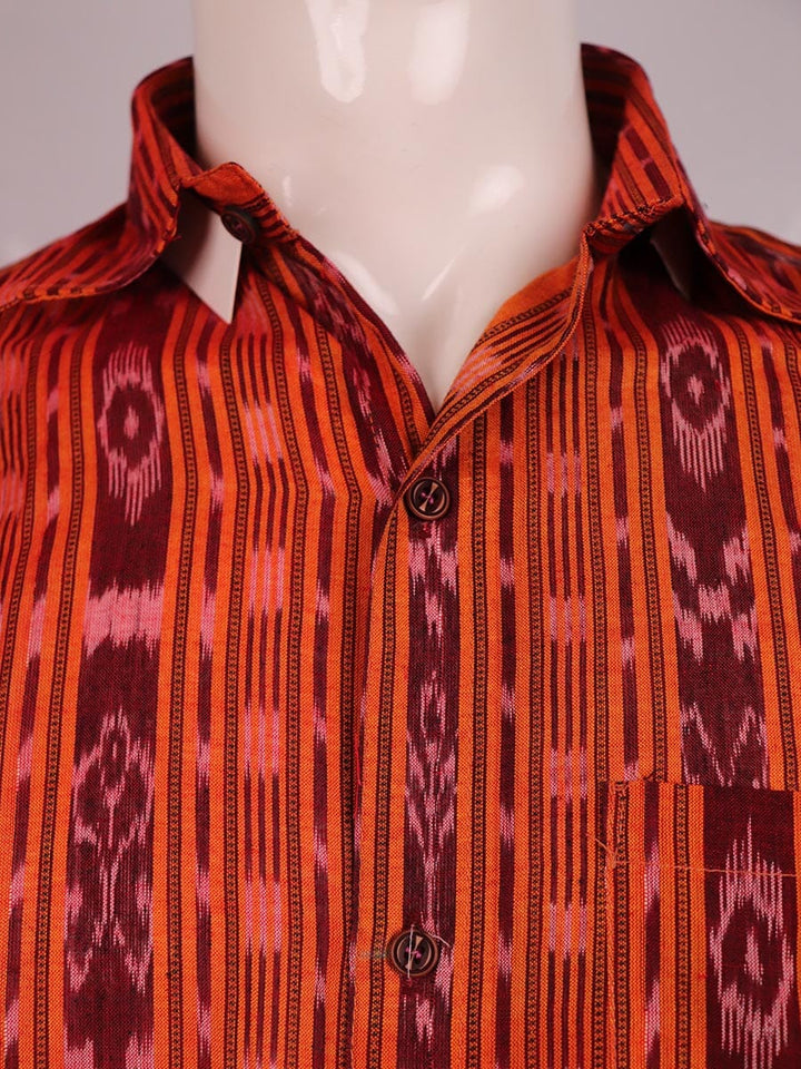 Handwoven Cotton Shirt Handloom Shirt & Kurta_Men Priyadarshini Handloom