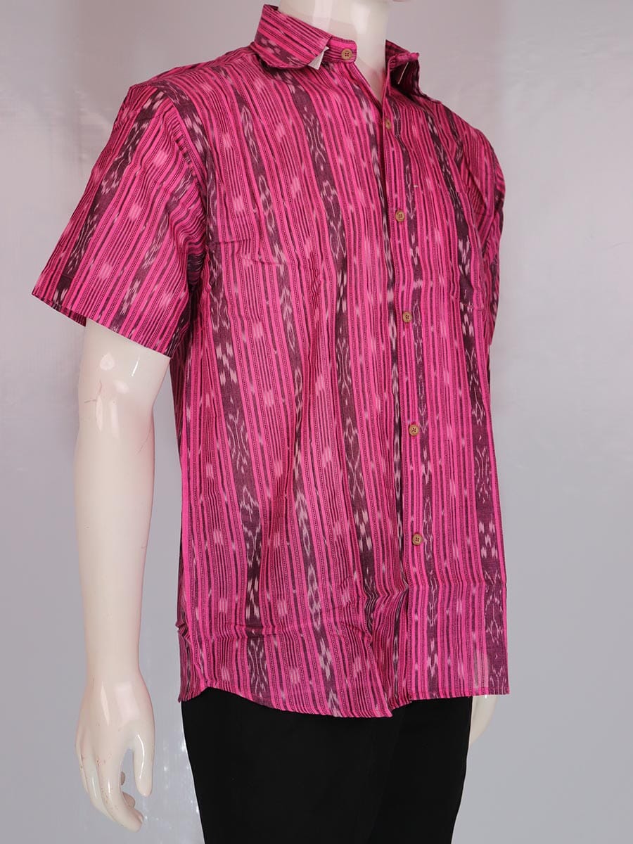 Handwoven Cotton Shirt Handloom Shirt & Kurta_Men Priyadarshini Handloom