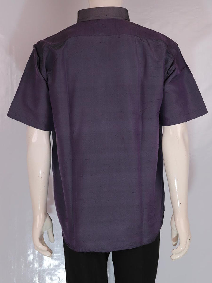 Handwoven Silk Shirt Handloom Shirt & Kurta_Men Priyadarshini Handloom