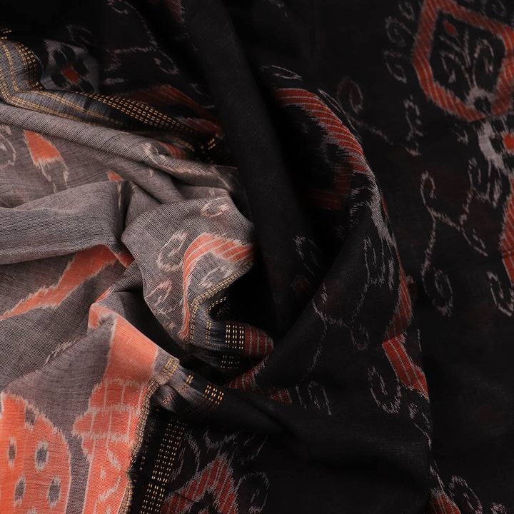 Handloom Sambalpuri Cotton Ikkat Saree Handloom Saree_Cotton Priyadarshini Handloom