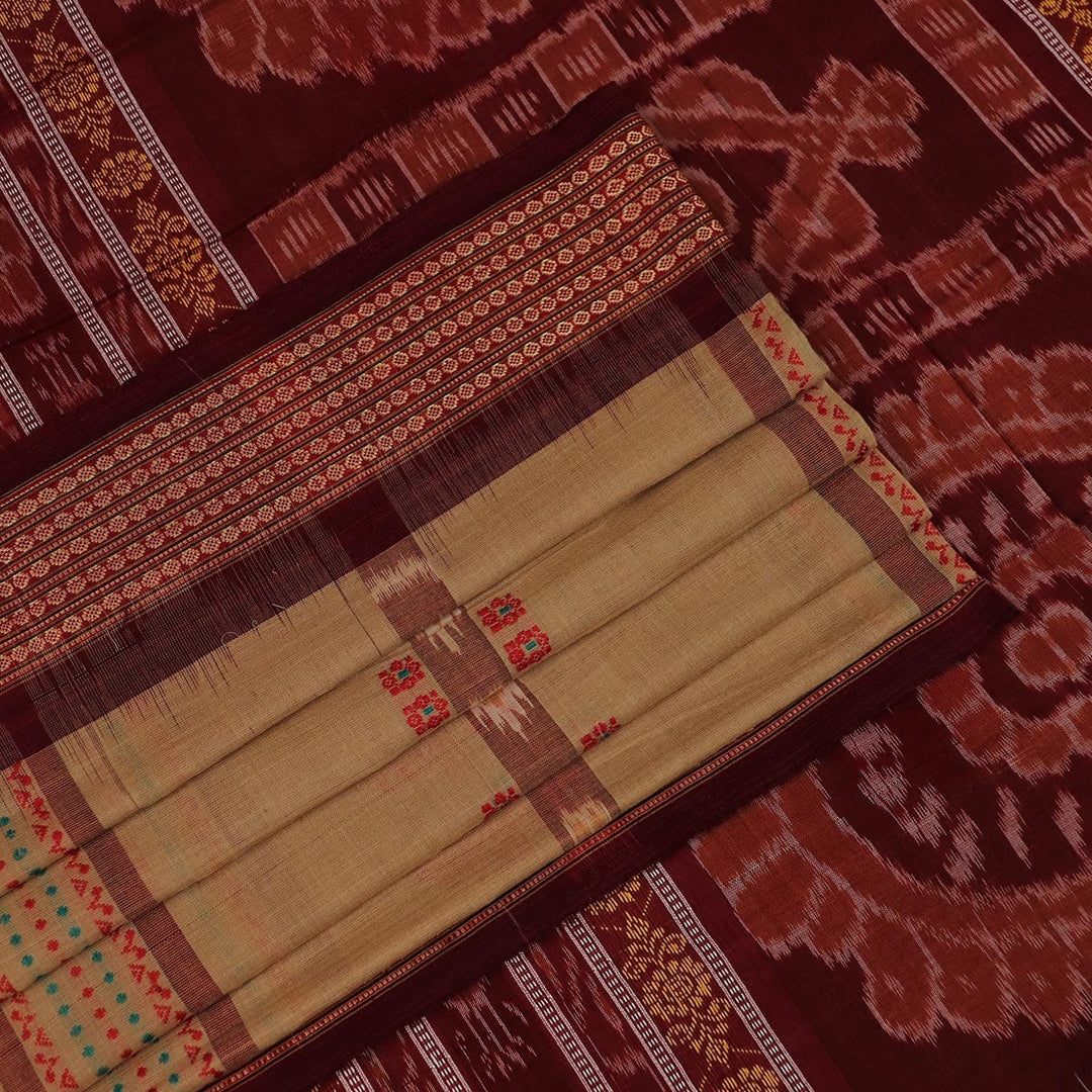 Handloom Bomkai Cotton Ikat Saree Handloom Saree_Cotton Priyadarshini Handloom