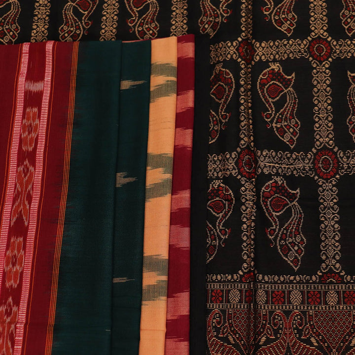 Handloom Bomkai Cotton Ikat Saree Handloom Saree_Cotton Priyadarshini Handloom