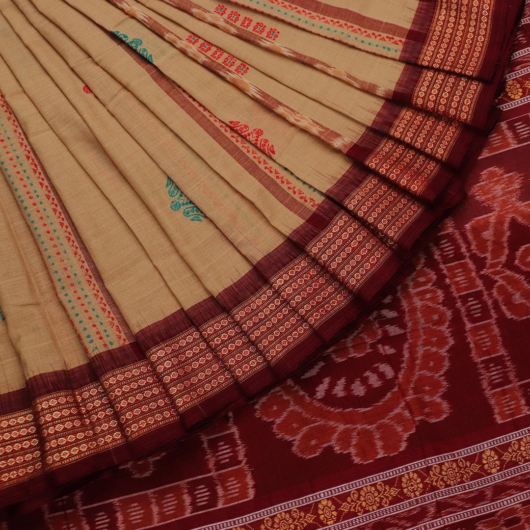 Handloom Bomkai Cotton Ikat Saree Handloom Saree_Cotton Priyadarshini Handloom