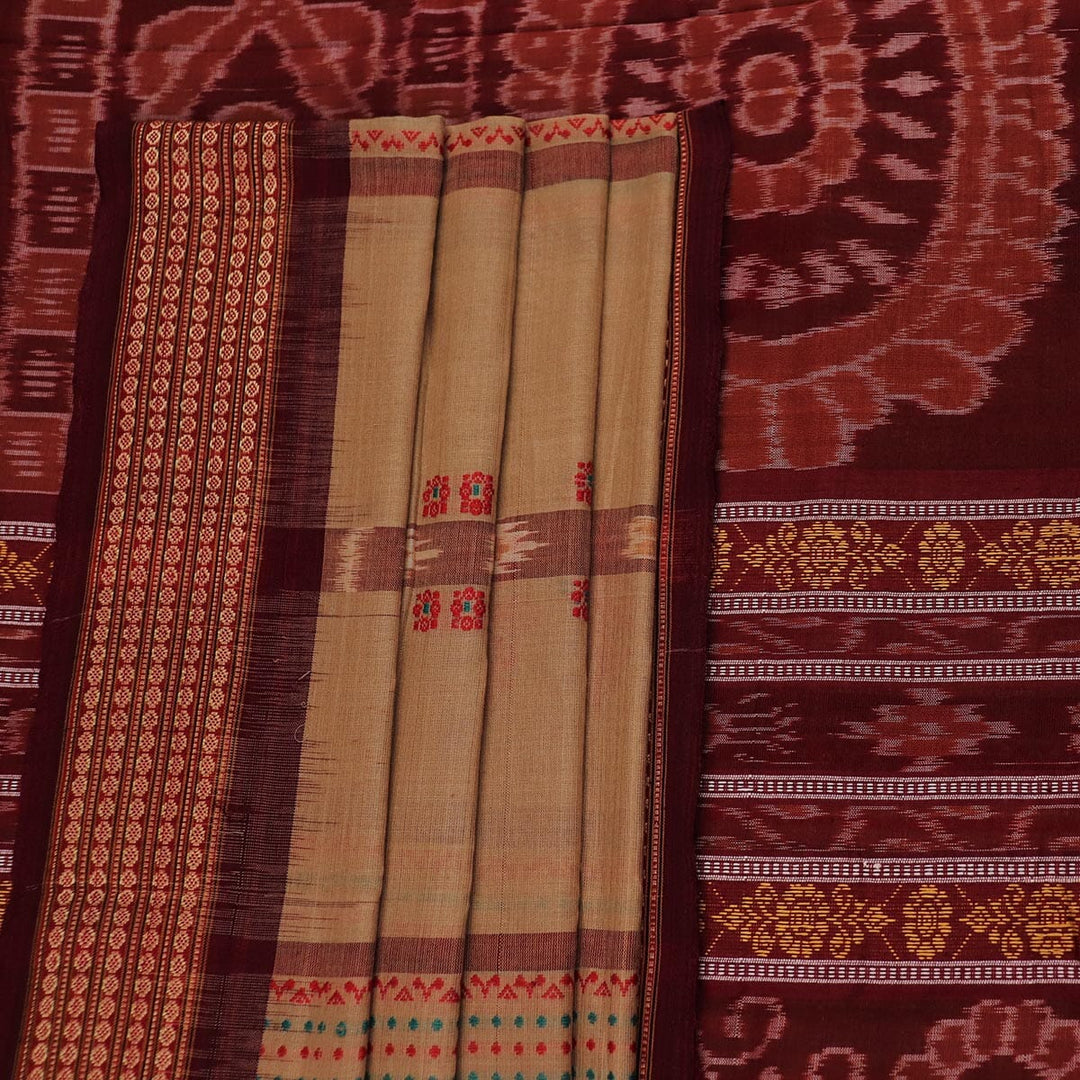 Handloom Bomkai Cotton Ikat Saree Handloom Saree_Cotton Priyadarshini Handloom