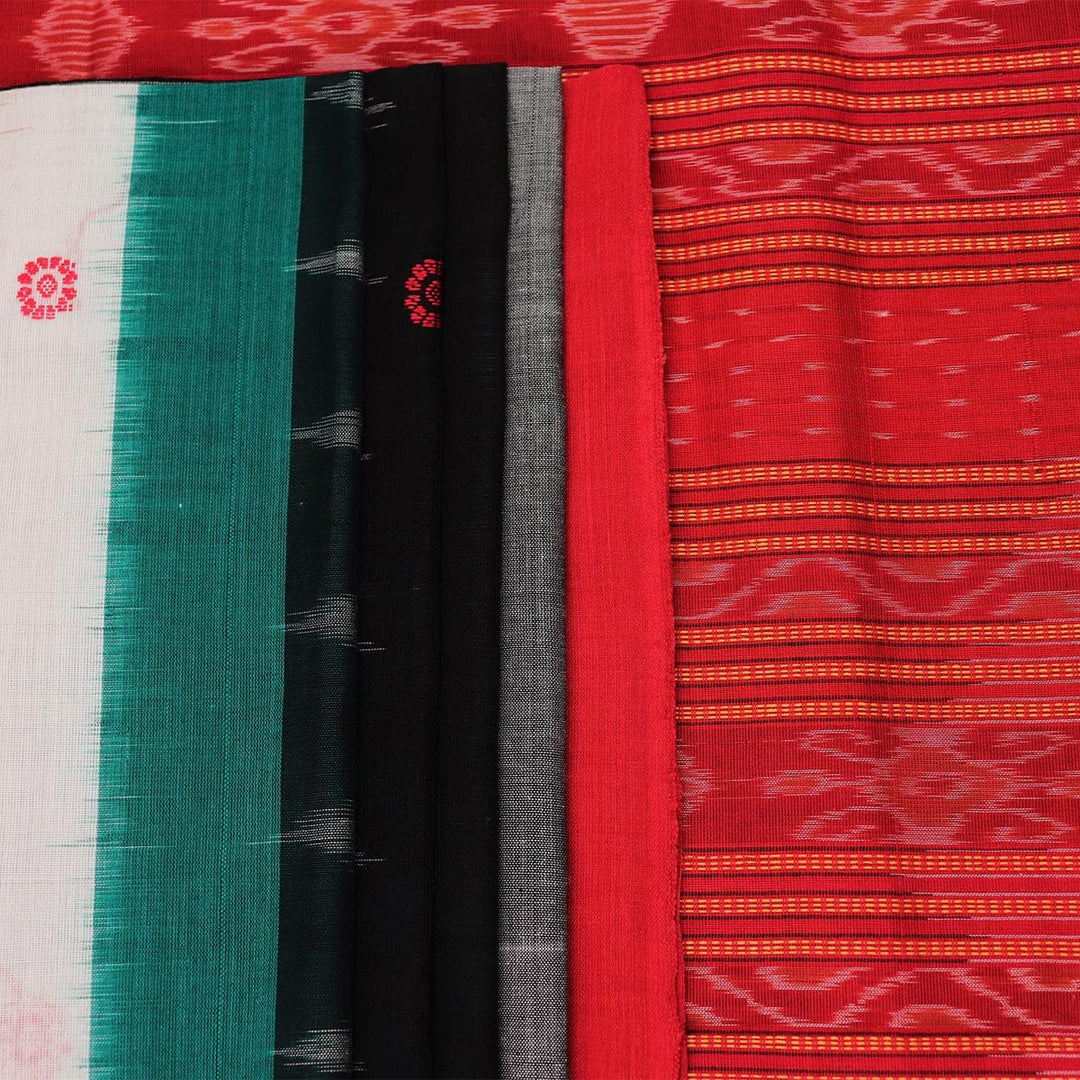 Handloom Bomkai Cotton Ikat Saree Handloom Saree_Cotton Priyadarshini Handloom