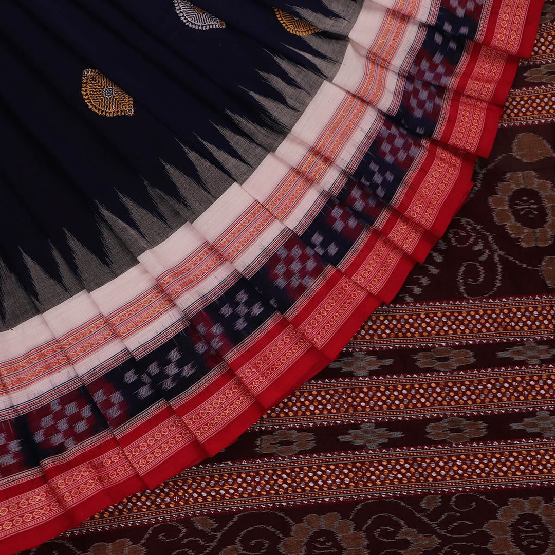 Handloom Bomkai Cotton Ikat Saree Handloom Saree_Cotton Priyadarshini Handloom