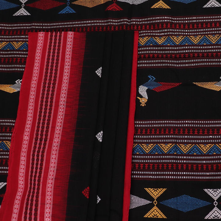 Handloom Bomkai Cotton Ikat Saree Handloom Saree_Cotton Priyadarshini Handloom